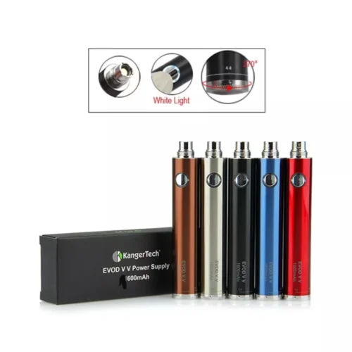 KangerTech Evod Battery  650mAh With Glass Tank Atomizer - Image 2